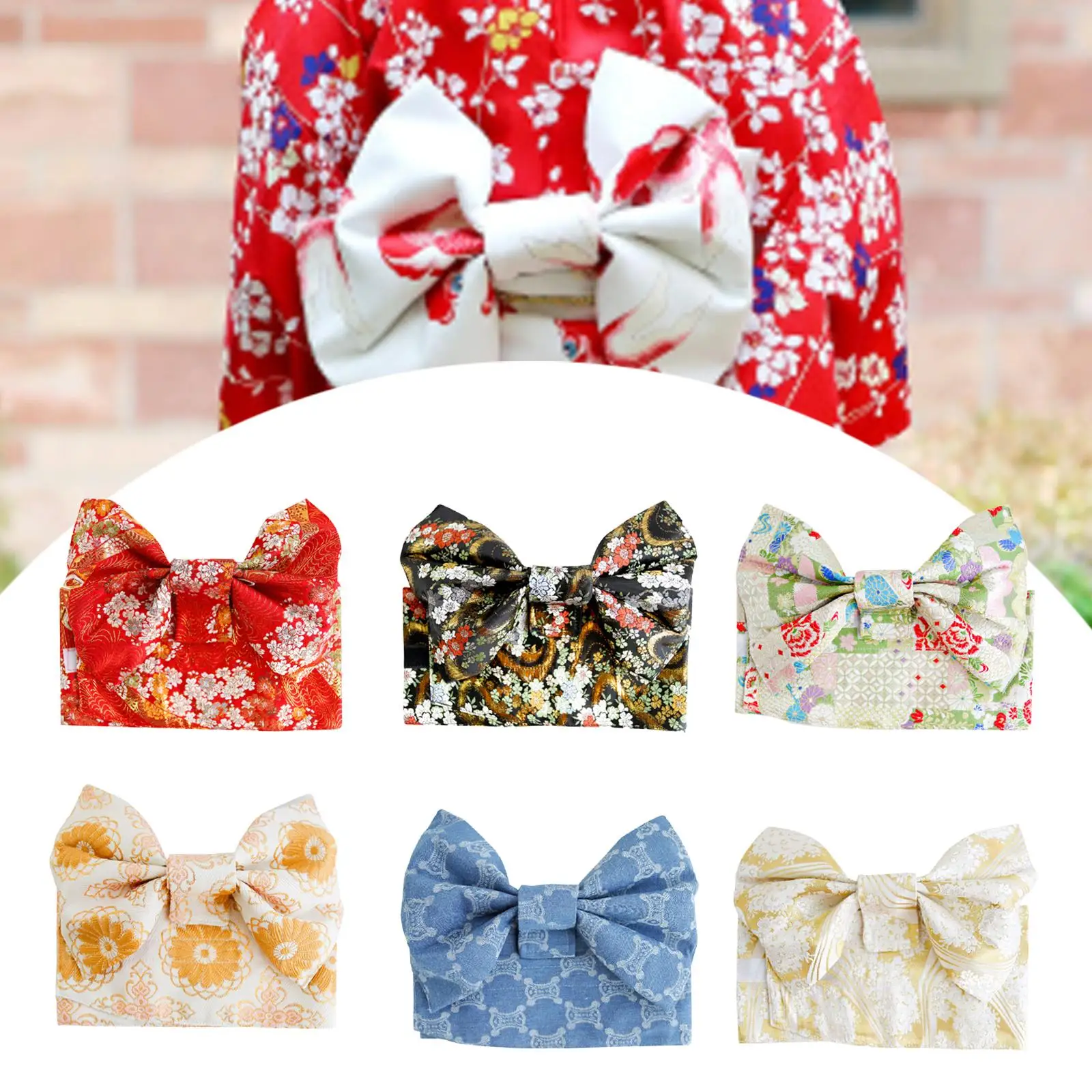 Kimono Obi Belt Easy to Put on with Pre Tied Bow Elegant Waistband Japanese Traditional for Women Portable Comfortable for Kids
Kimono Obi Belt Easy to Put on with Pre Tied Bow Elegant Waistband Japanese Traditional for Women Portable Comfortable for Kids