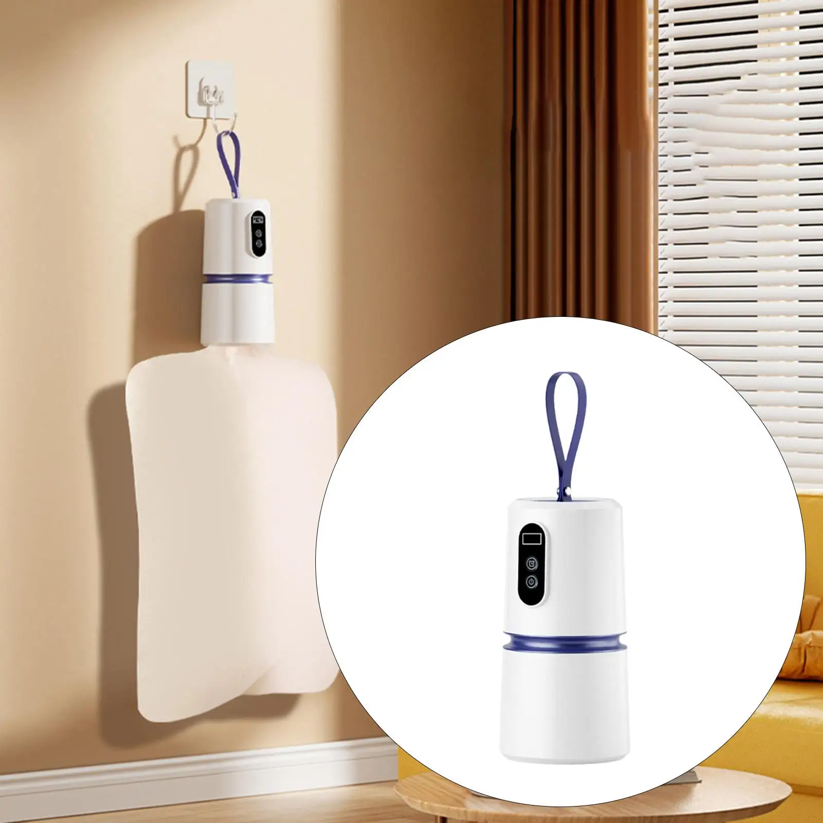 Portable Clothes Dryer, 200W, Convenient Lightweight Small Dryer with Drying Bag Electric Clothes Dryer for Dormitory, Studio
Portable Clothes Dryer, 200W, Convenient Lightweight Small Dryer with Drying Bag Electric Clothes Dryer for Dormitory, Studio