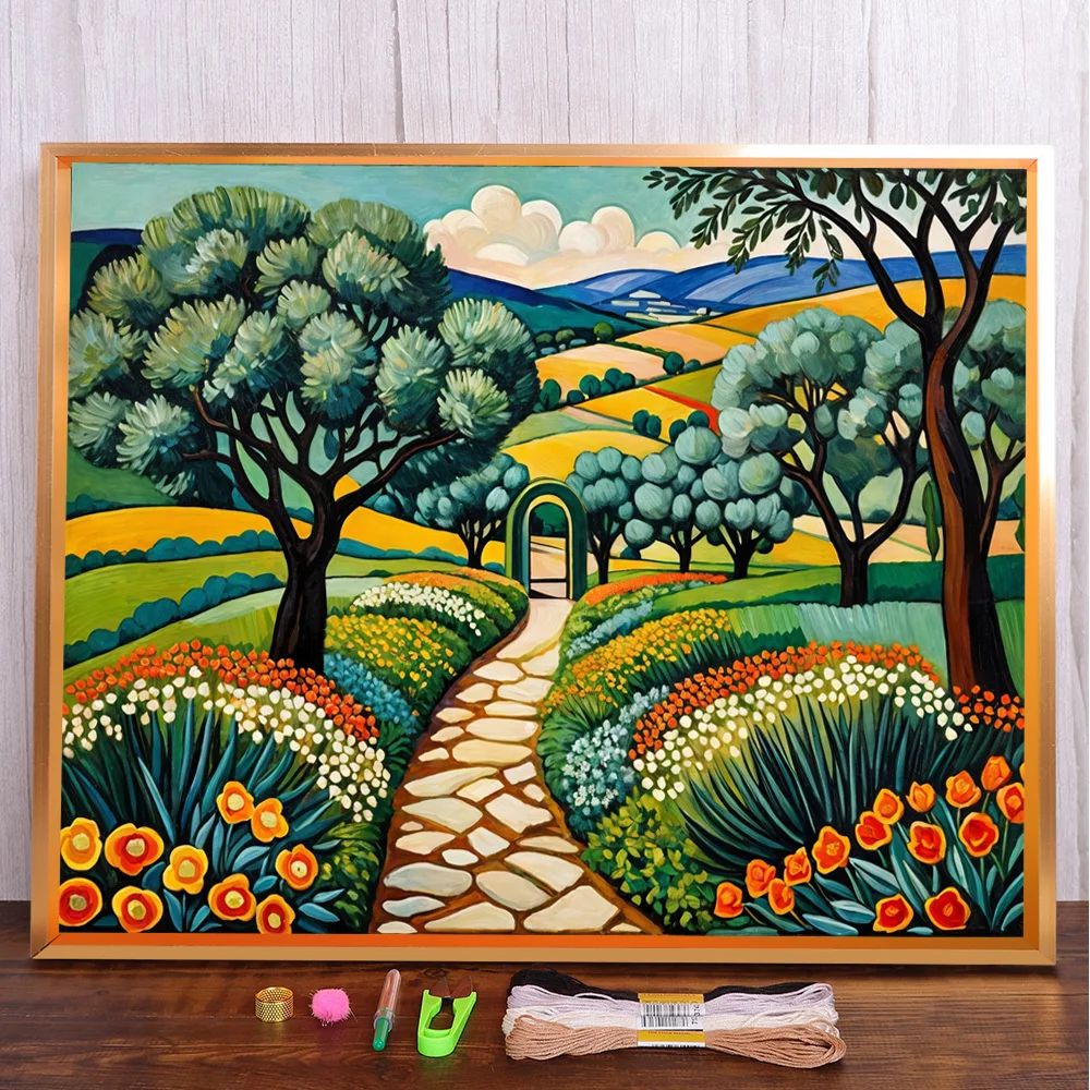 Fantasy Landscape Pre-Printed Cross-Stitch Embroidery Patterns Handicraft Handiwork Handmade Hobby Wholesale Design Different
Fantasy Landscape Pre-Printed Cross-Stitch Embroidery Patterns Handicraft Handiwork Handmade Hobby Wholesale Design Different