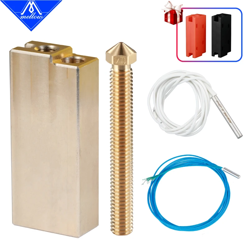 80W Heating Tube 12v/24v+104GT-2 Thermistor+super Volcano Heating Block 3D Printing
80W Heating Tube 12v/24v+104GT-2 Thermistor+super Volcano Heating Block 3D Printing