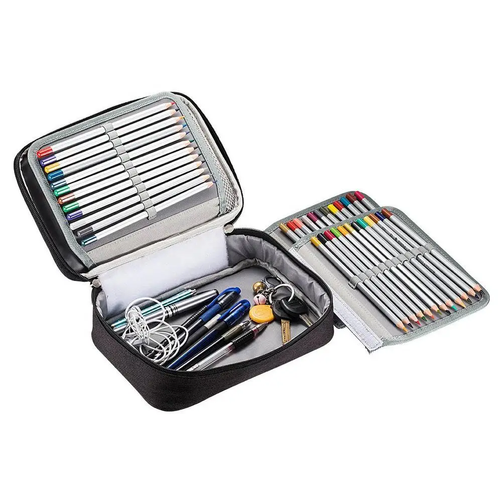 Colored Pencil Bag 3 Pages Organizer Case for Office Supplies Portable Zipper Storage Artist Tool School Gift
Colored Pencil Bag 3 Pages Organizer Case for Office Supplies Portable Zipper Storage Artist Tool School Gift