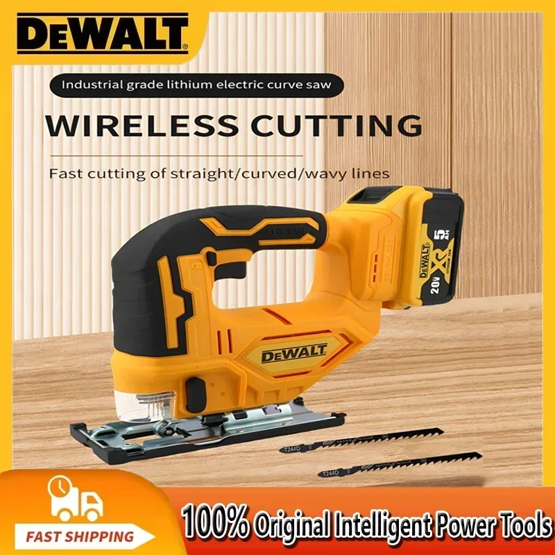 Dewalt 2700RPM Brushless Curve Saw 20V Cordless Electric Jig Saw Portable Multifunction Adjustable Woodworking Power Tool
Dewalt 2700RPM Brushless Curve Saw 20V Cordless Electric Jig Saw Portable Multifunction Adjustable Woodworking Power Tool