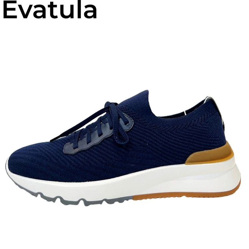 2024 Spring Knitted Lace Up Casual Sneakers For Men Breathable Thick Sole Flat Shoes Comfort Walking Driving Loafers Shoes Male
2024 Spring Knitted Lace Up Casual Sneakers For Men Breathable Thick Sole Flat Shoes Comfort Walking Driving Loafers Shoes Male