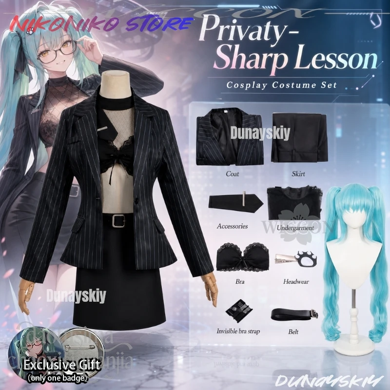 Privaty Sharp Lesson Teacher's Uniform Sexy Black Lingerie Mini Dress Jirai Kei Halloween 코스프레 GODDESSS Game VICTORYSS Cosplay
Privaty Sharp Lesson Teacher's Uniform Sexy Black Lingerie Mini Dress Jirai Kei Halloween 코스프레 GODDESSS Game VICTORYSS Cosplay