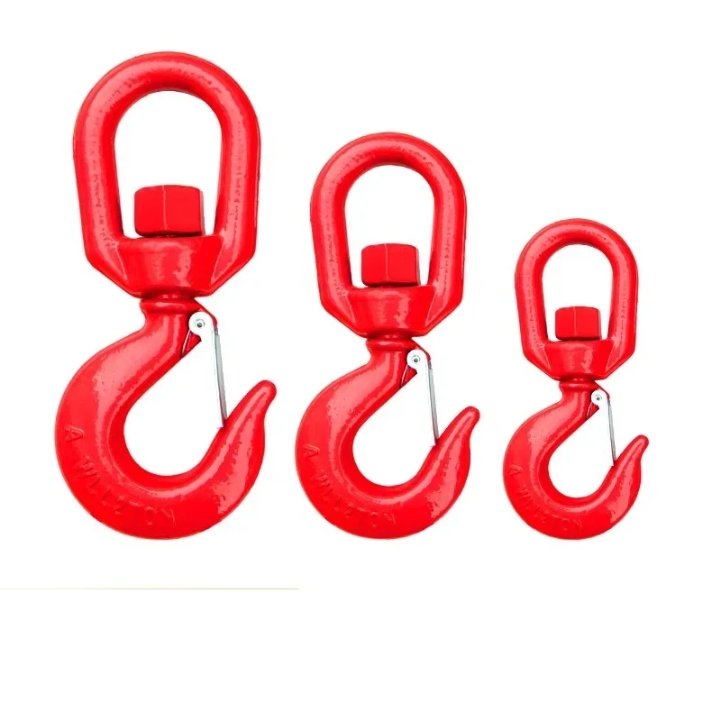Swivel Hook with Tongue 360-degree Lifting Hook Spreader Cargo Hook Hammer Weight Gimbal
Swivel Hook with Tongue 360-degree Lifting Hook Spreader Cargo Hook Hammer Weight Gimbal