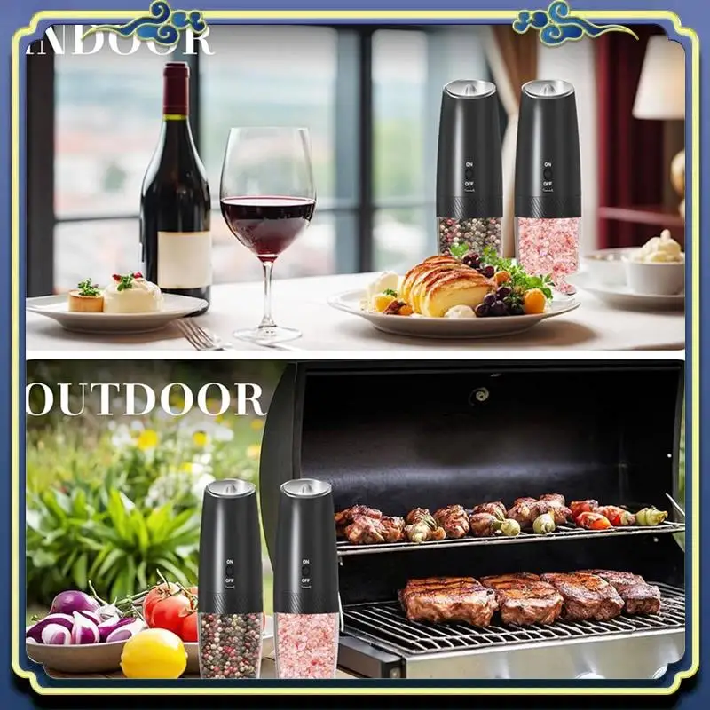 Новейший перезаряжаемый набор мельниц для соли и перца, электрическая гравитационная электрическая мельница для соли и перца, регулируемая степень грубости, светодиодный светильник
Новейший перезаряжаемый набор мельниц для соли и перца, электрическая гравитационная электрическая мельница для соли и перца, регулируемая степень грубости, светодиодный светильник