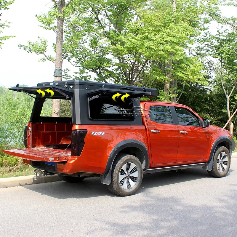 Brand New Modification Pickup Aluminum Alu Cab Canopy Camper Roof Top Tent Hardtop Canopy for L200 Dmax
Brand New Modification Pickup Aluminum Alu Cab Canopy Camper Roof Top Tent Hardtop Canopy for L200 Dmax