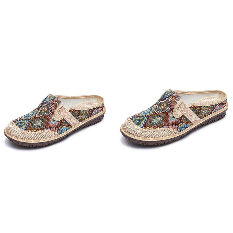 Women's Outdoors Sneakers Soft Bottom Casual Slippers Summer Breathable Linen Heeled Sandals Slippers Women's Non-slip Shoes
Women's Outdoors Sneakers Soft Bottom Casual Slippers Summer Breathable Linen Heeled Sandals Slippers Women's Non-slip Shoes