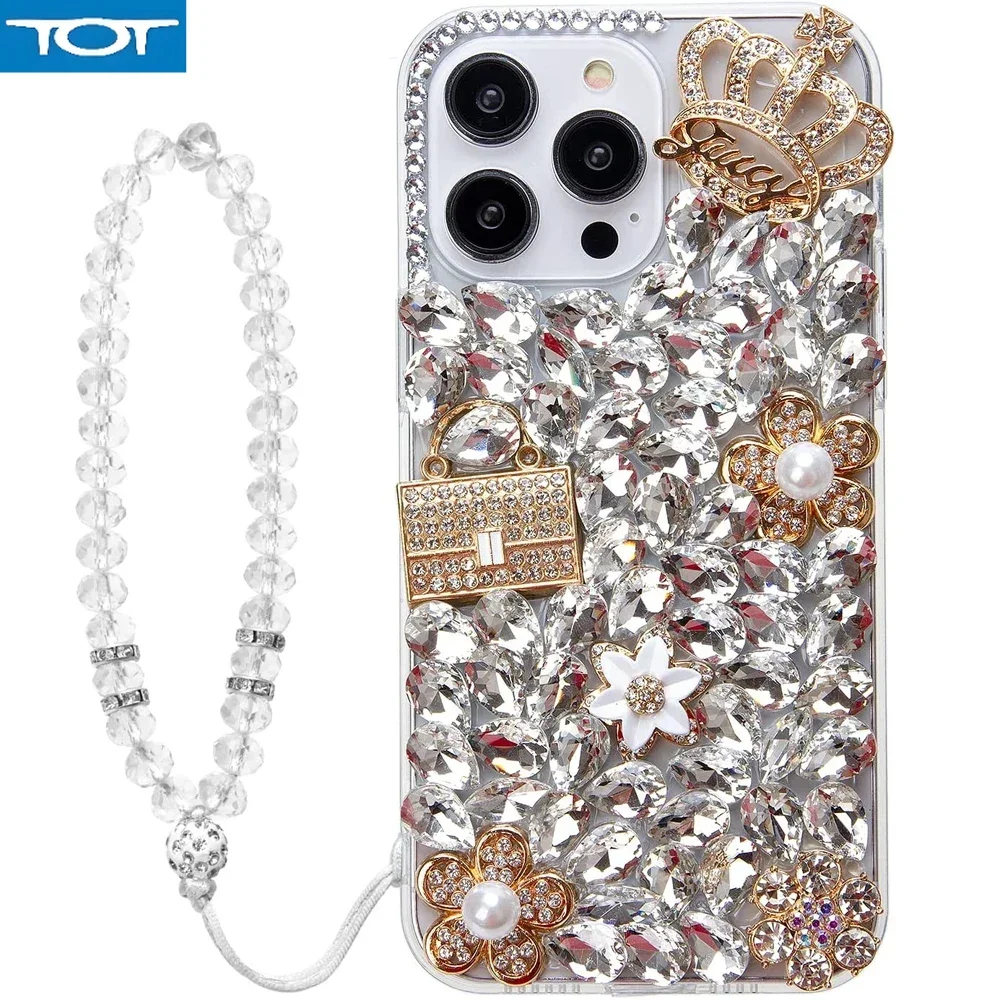 Luxury Crystal Transparent Case For iPhone 16 15 14 13 12 11 Pro Max X Xs XR Max 7 8 Plus Diamond Bumper Bling Cases Gem Cover
Luxury Crystal Transparent Case For iPhone 16 15 14 13 12 11 Pro Max X Xs XR Max 7 8 Plus Diamond Bumper Bling Cases Gem Cover