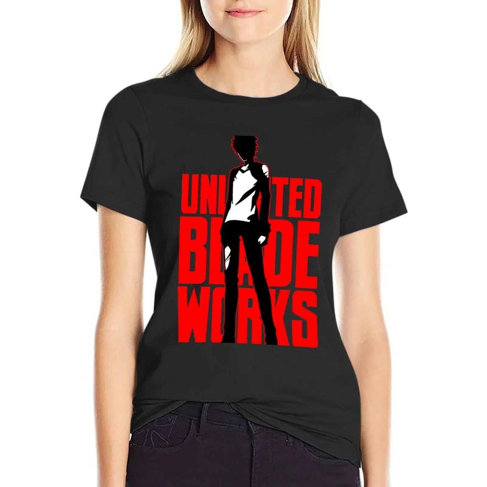 Emiya Shirou Unlimited Blade Works T-Shirt sports fans cute tops aesthetic clothes black t-shirts for Women
Emiya Shirou Unlimited Blade Works T-Shirt sports fans cute tops aesthetic clothes black t-shirts for Women