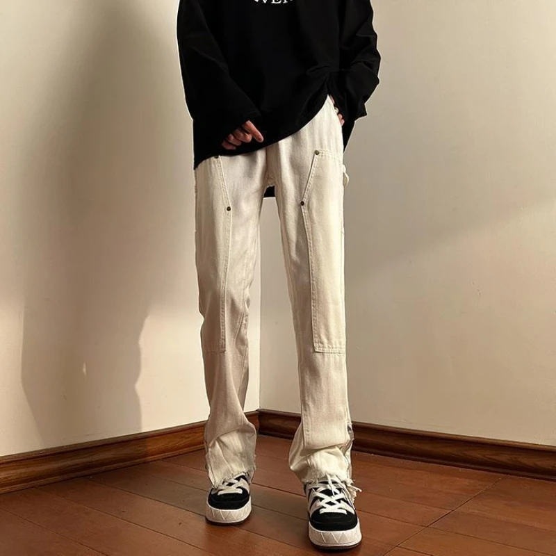 Men Ankle Zipper Straight Korean Version Casual Niche Design Long Trousers 2025 Ropa Y2K Fashion Kpop Flared Jeans Pants
Men Ankle Zipper Straight Korean Version Casual Niche Design Long Trousers 2025 Ropa Y2K Fashion Kpop Flared Jeans Pants