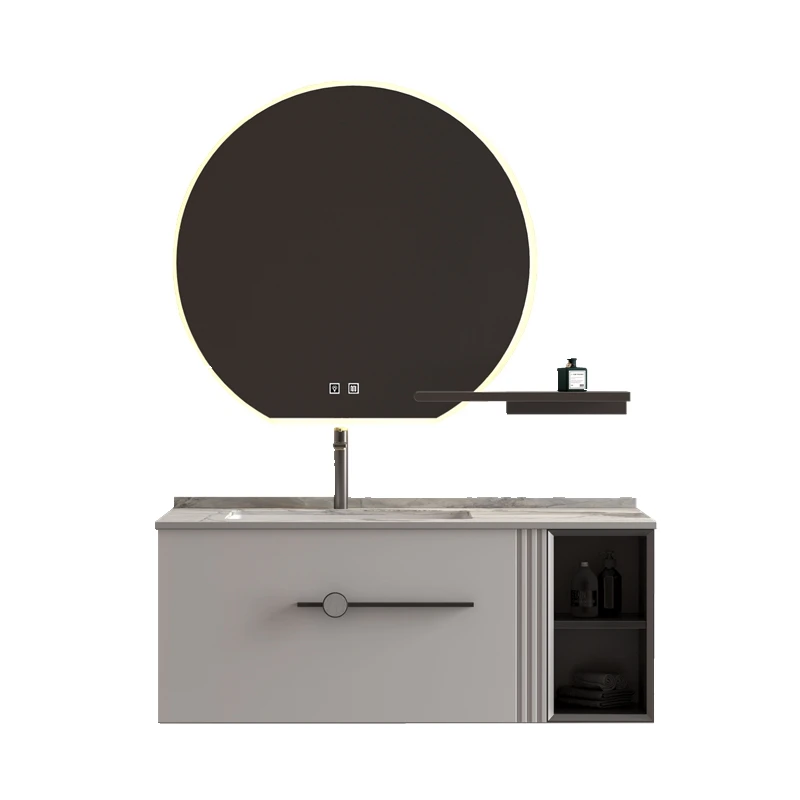 Slate solid wood bathroom cabinet combination bathroom sink set face wash basin light luxury small apartment
Slate solid wood bathroom cabinet combination bathroom sink set face wash basin light luxury small apartment