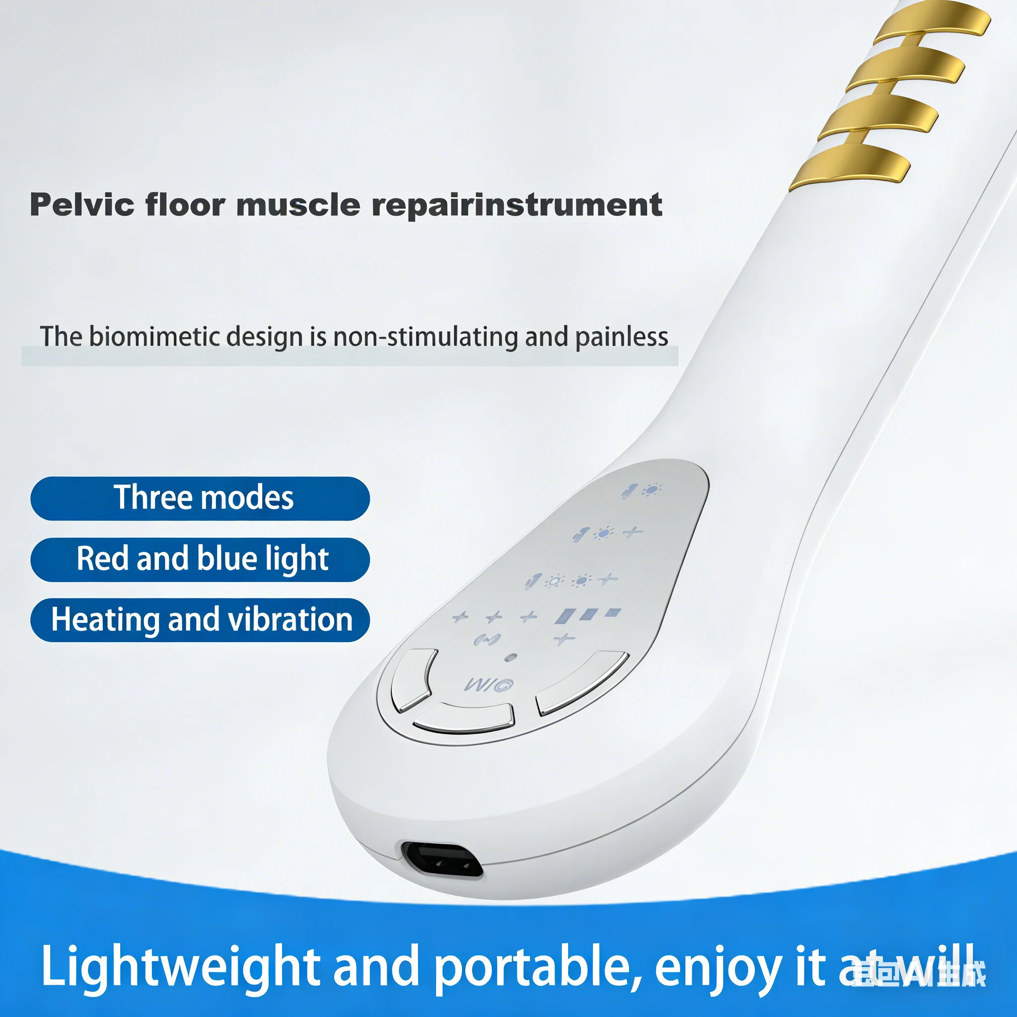 Household Postpartum Recovery Instrument EMS Stimulate Muscle Red Blue Light Massage Wand
Household Postpartum Recovery Instrument EMS Stimulate Muscle Red Blue Light Massage Wand