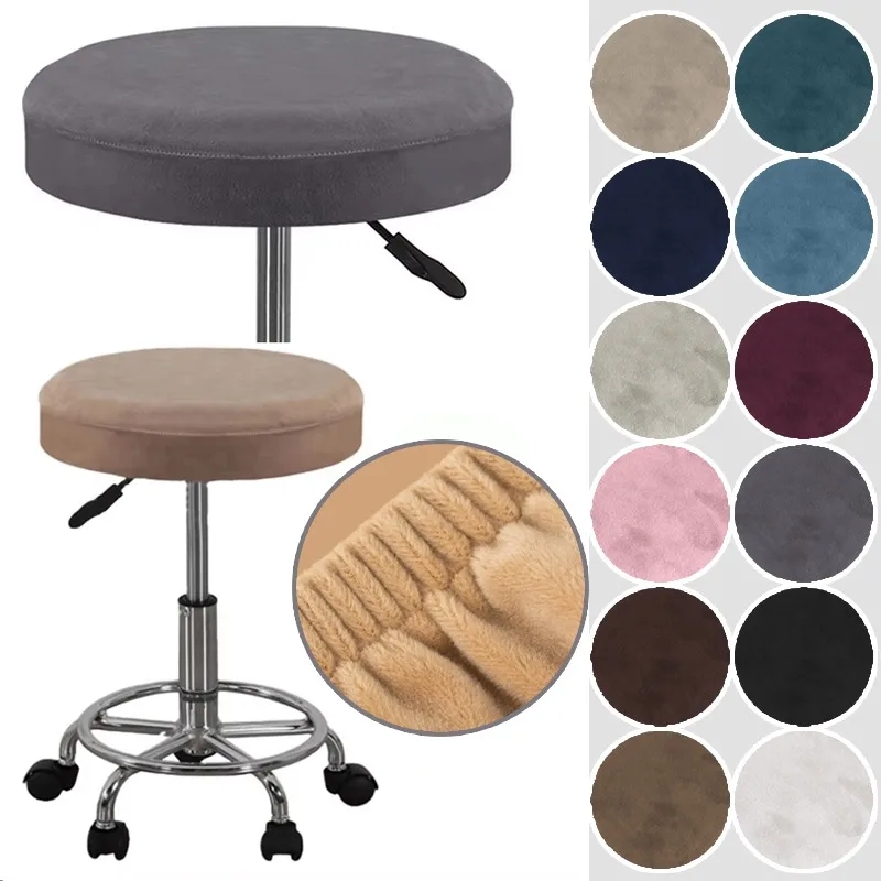 Velvet Elastic Stool Cover Universal Round Bar Swivel Chair Slipcover 30-36cm 36-40cm Washable Removable for Coffee Shop Home
Velvet Elastic Stool Cover Universal Round Bar Swivel Chair Slipcover 30-36cm 36-40cm Washable Removable for Coffee Shop Home
