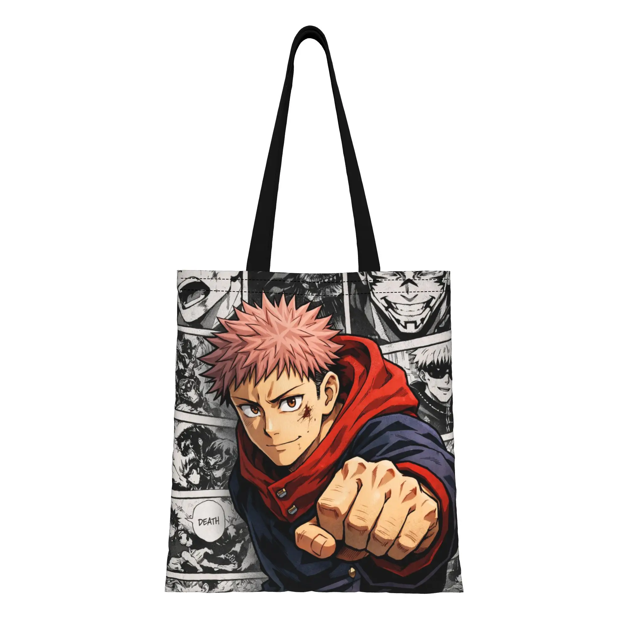 Back to school season Yuji Itadori (2) Jujutsu Kaisen Canvas Tote Bag Perfect for Travel Women's Top-Handle Bags
Back to school season Yuji Itadori (2) Jujutsu Kaisen Canvas Tote Bag Perfect for Travel Women's Top-Handle Bags