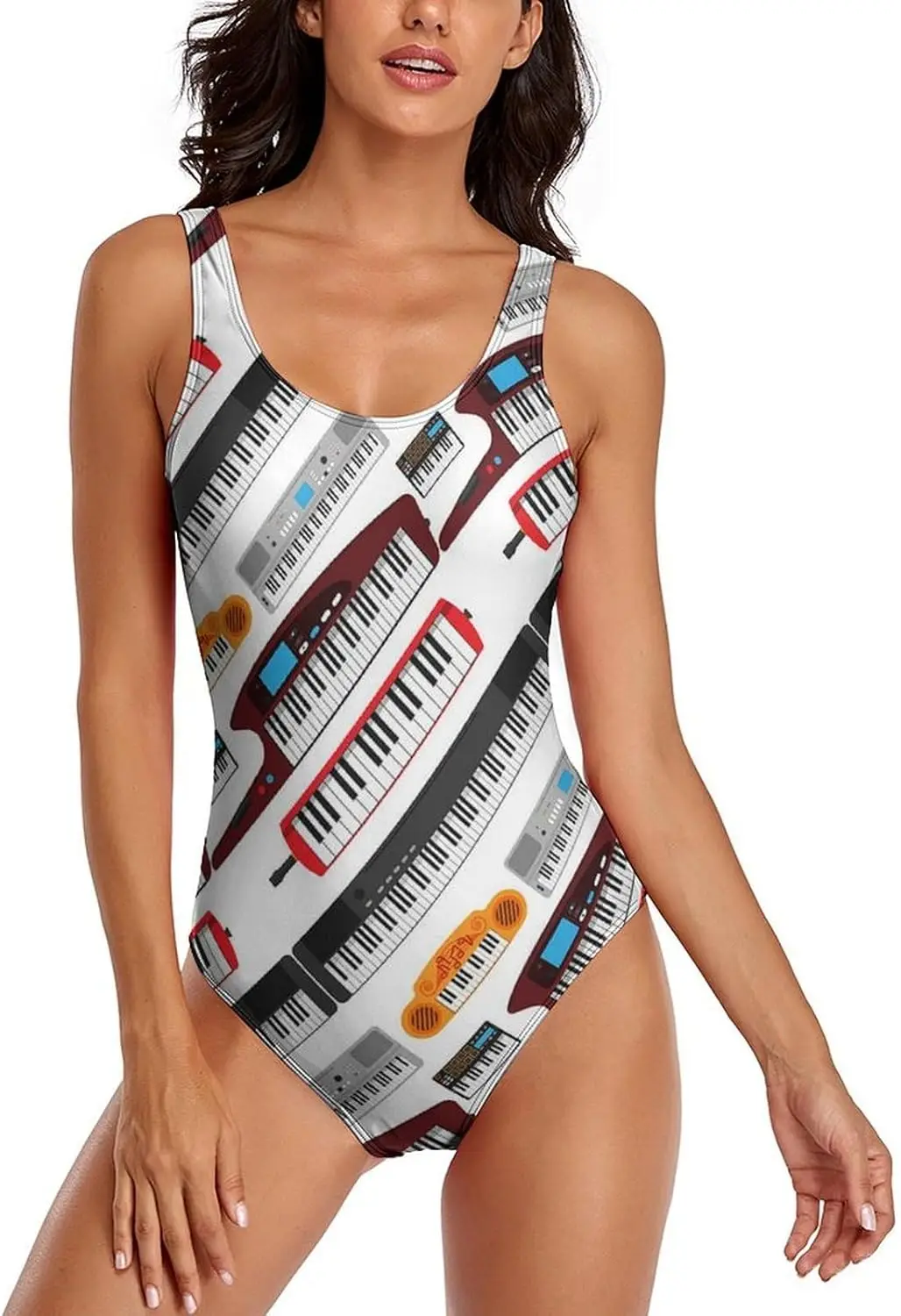 Luxy Trio Keyboard Musical Instruments Classical Women's One Piece Swimsuits Athletic Training Swimwear Bathing Suits
Luxy Trio Keyboard Musical Instruments Classical Women's One Piece Swimsuits Athletic Training Swimwear Bathing Suits