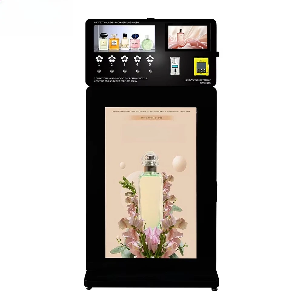 Customized Vertical Fitness Mini Automatic Perfume Vending Machine - Large Capacity Cologne Spray Dispenser Hot Selling
Customized Vertical Fitness Mini Automatic Perfume Vending Machine - Large Capacity Cologne Spray Dispenser Hot Selling