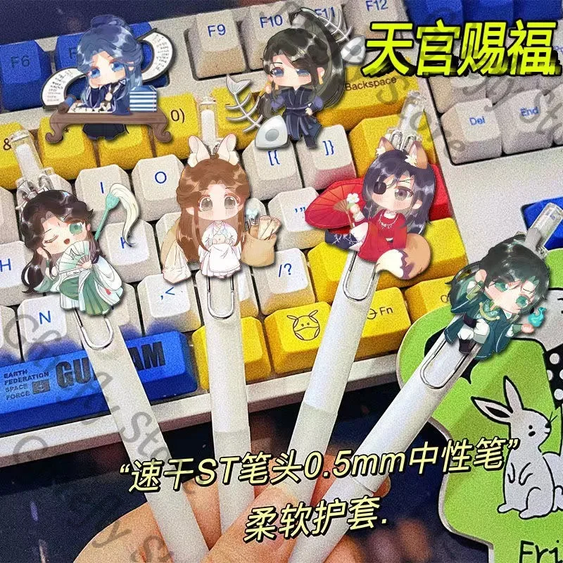 Heaven Official's Blessing Hua Cheng Anime Quick-dry Ambitus Colleagues Acrylic Writing Gel Pen Stationery Xie Lian Gift
Heaven Official's Blessing Hua Cheng Anime Quick-dry Ambitus Colleagues Acrylic Writing Gel Pen Stationery Xie Lian Gift