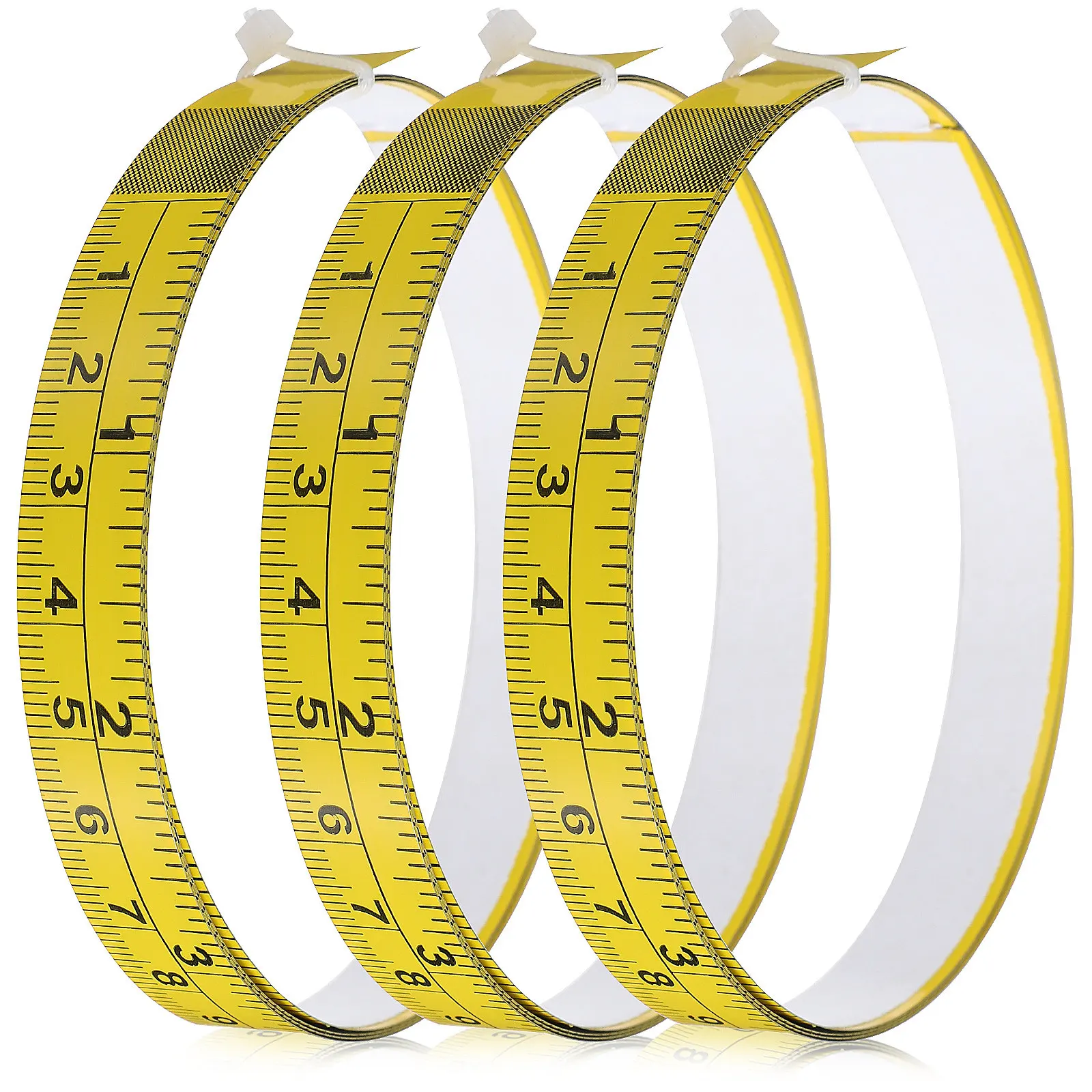 3Pcs Adhesive Measuring Tapes Sticky Ruler Carbon Steel Imperial Metric Scales for Workbench Sewing Crafting Carpentry Use
3Pcs Adhesive Measuring Tapes Sticky Ruler Carbon Steel Imperial Metric Scales for Workbench Sewing Crafting Carpentry Use