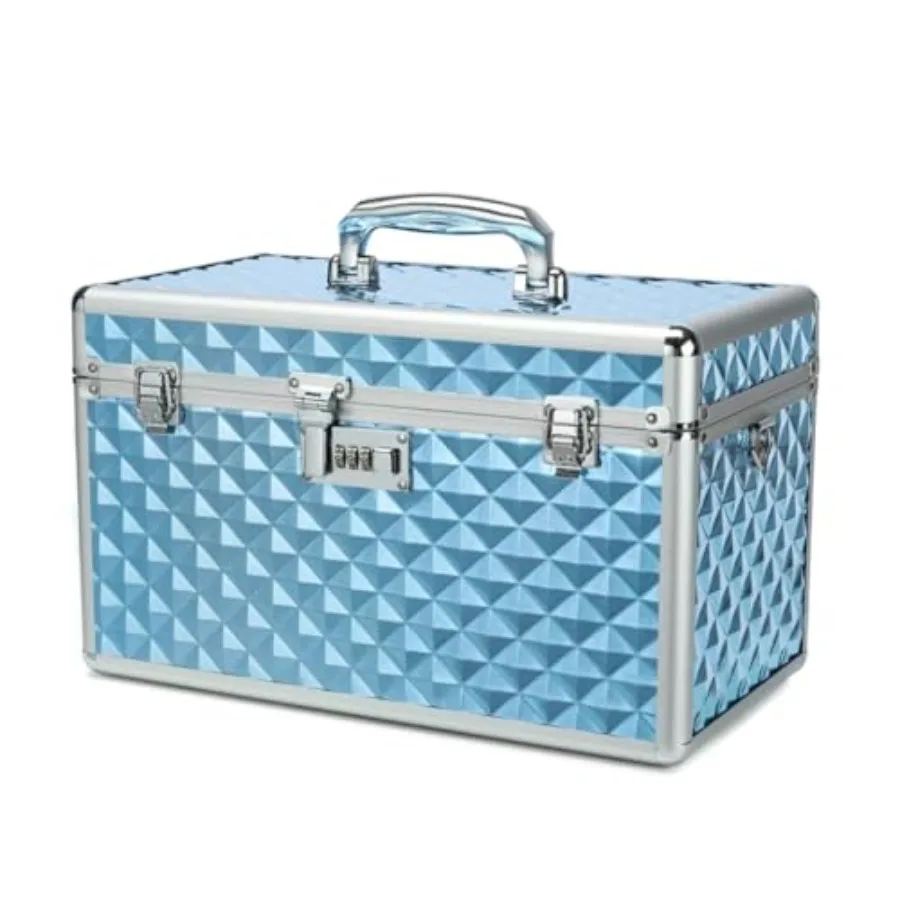 Storage Lock Box with Combination Lock Lockable Medicine Storage Box Empty First Aid Box Security Lock Box Multipurpose Locking