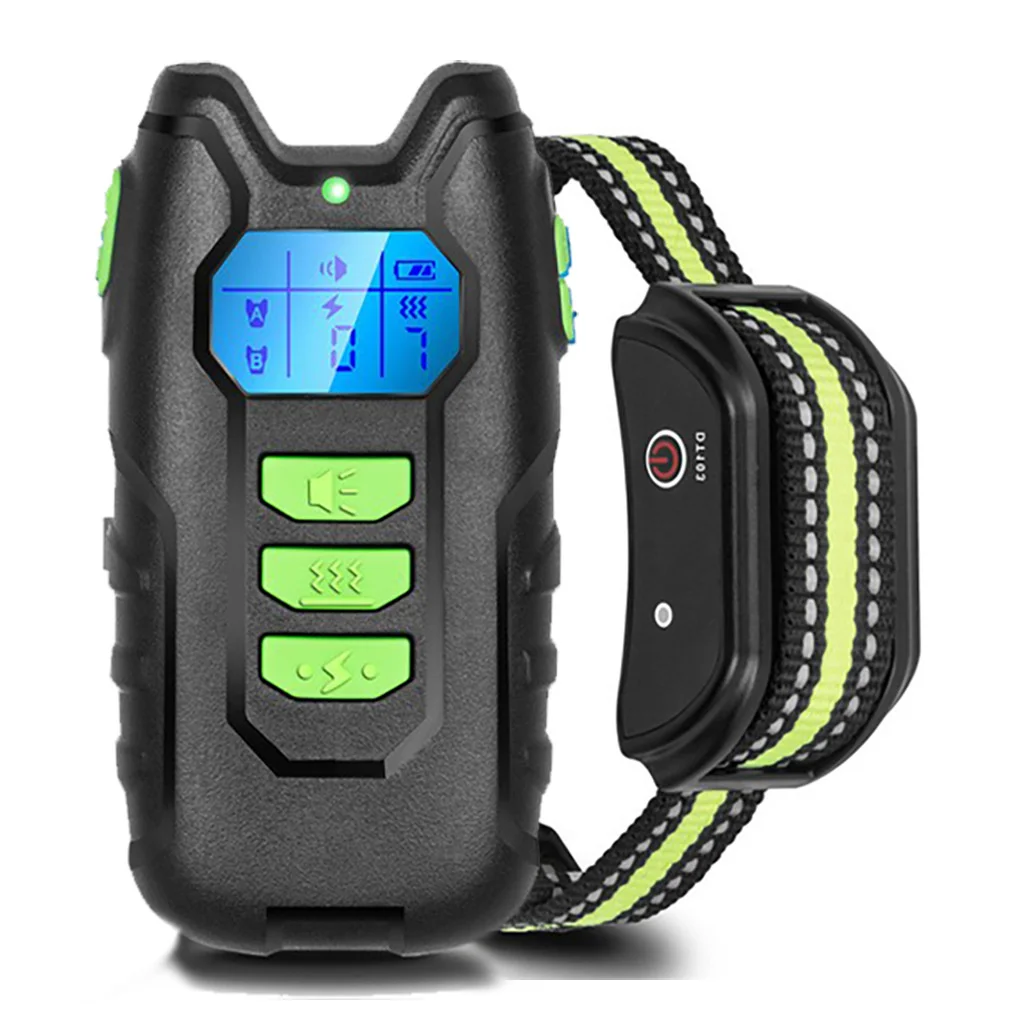 Rechargeable Waterproof Remote Dog Training Collar Outdoor Anti Bark Pet Trainer With Adjustable Shock For Small Medium Dogs
Rechargeable Waterproof Remote Dog Training Collar Outdoor Anti Bark Pet Trainer With Adjustable Shock For Small Medium Dogs