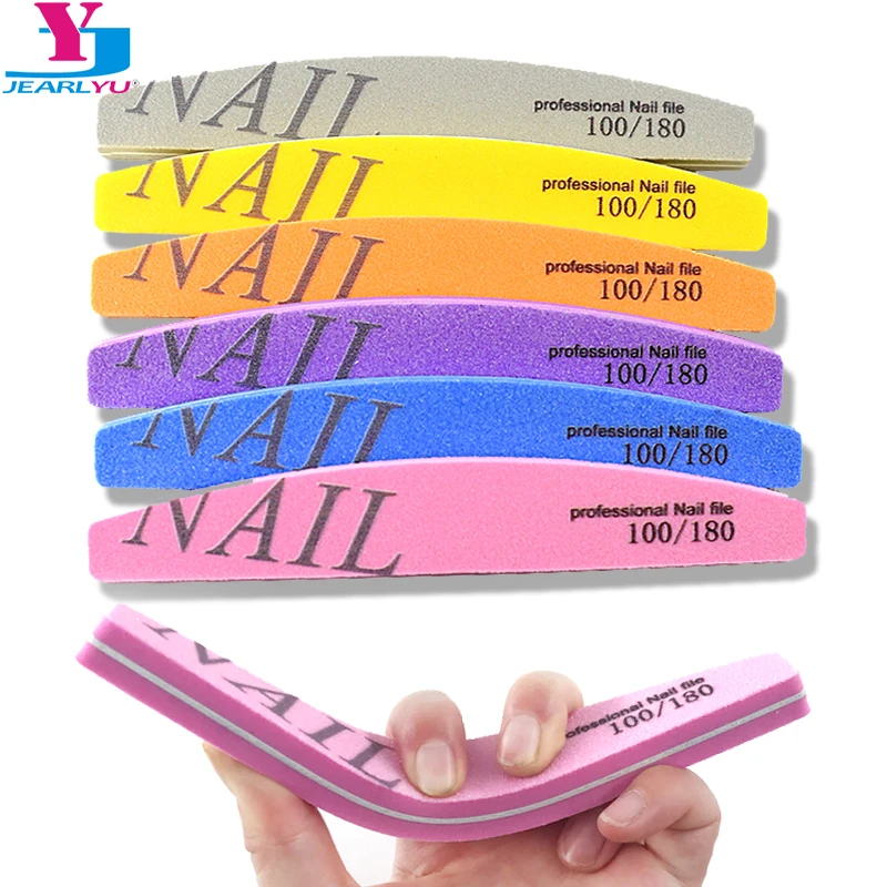 10/5 Pcs/Lot Half Moon Sponge Nail File 100/180 Grit Professional Sanding Buffer For Nails Polishing Grinding Manicure Tools Set
10/5 Pcs/Lot Half Moon Sponge Nail File 100/180 Grit Professional Sanding Buffer For Nails Polishing Grinding Manicure Tools Set