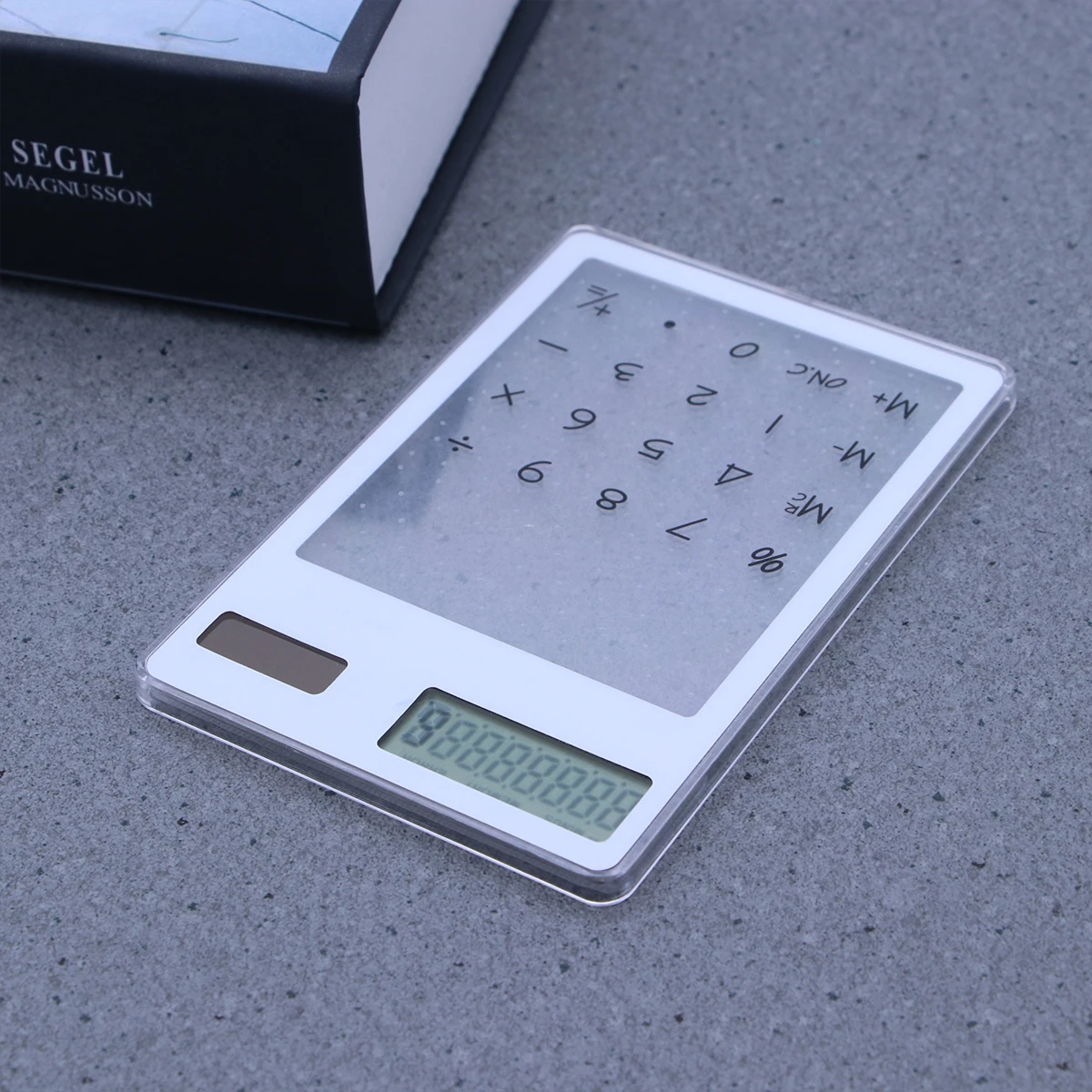 Touch Calculator Transparent Solar Powered 8 Digit Display Digital Screen For Kids Scientific School Office Use
Touch Calculator Transparent Solar Powered 8 Digit Display Digital Screen For Kids Scientific School Office Use