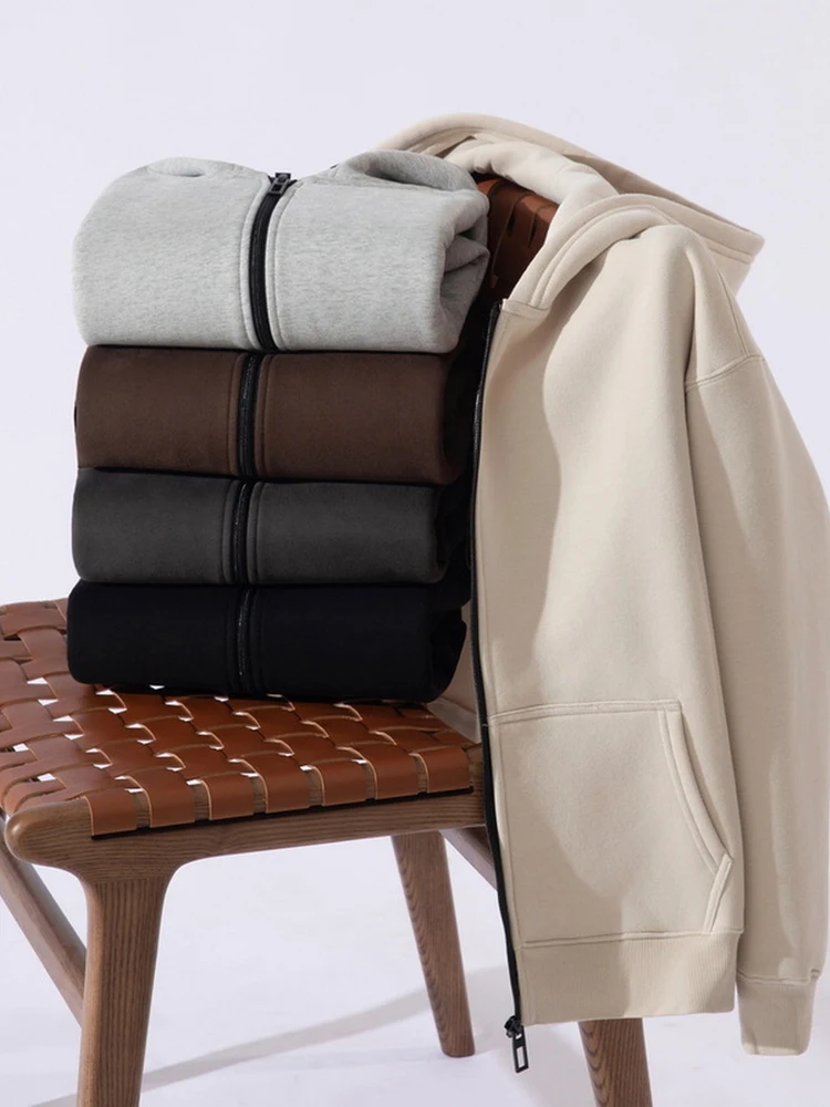 New Advanced Outdoor Sports Casual Fce Lined Pure Cotton Hooded Open Cardigan Jaet Loose Sweatirt Jaet for Men Autumn
New Advanced Outdoor Sports Casual Fce Lined Pure Cotton Hooded Open Cardigan Jaet Loose Sweatirt Jaet for Men Autumn