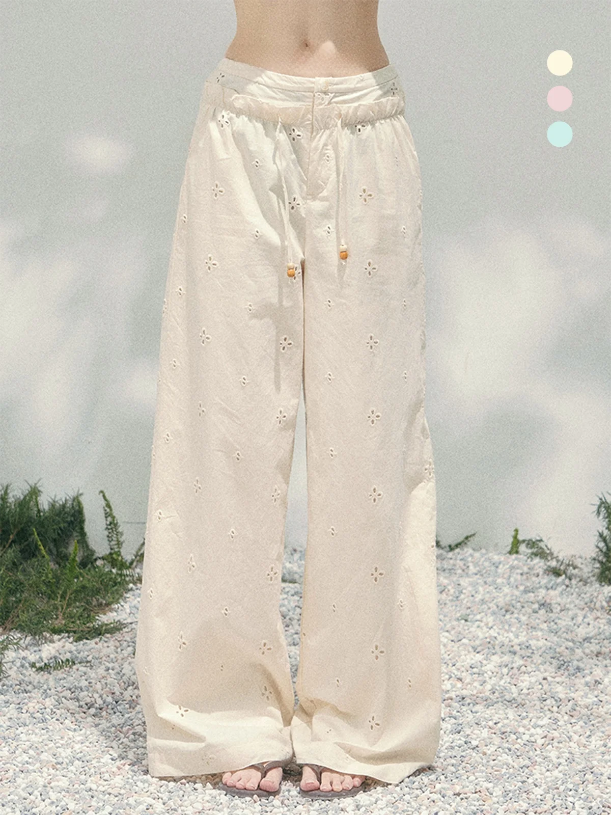 Женские широкие брюки AOMALM Lazy Sle с вышивкой, свободные прямые длинные брюки, весенние повседневные брюки с высокой талией из смесового хлопка
Женские широкие брюки AOMALM Lazy Sle с вышивкой, свободные прямые длинные брюки, весенние повседневные брюки с высокой талией из смесового хлопка