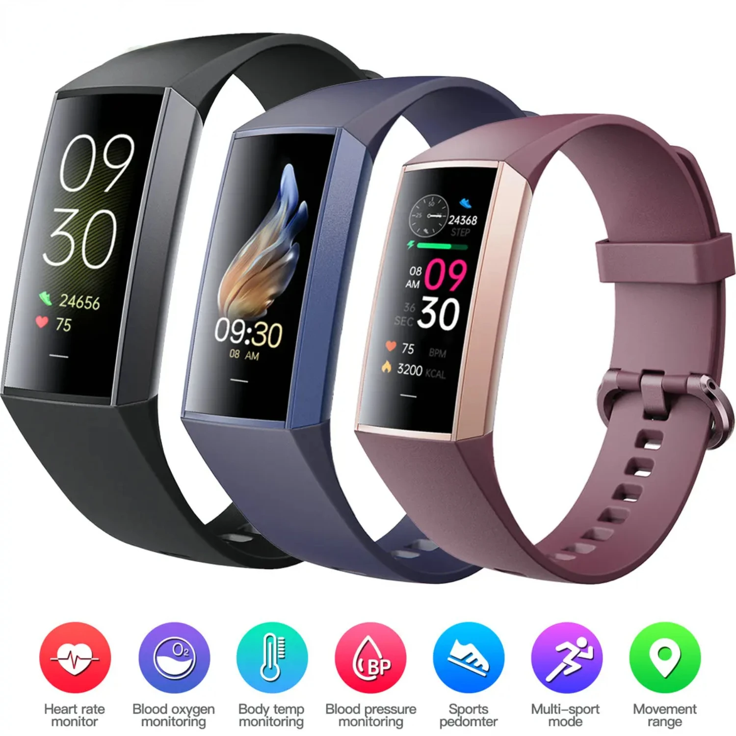 Smart Band Pro Men Women Waterproof Fitness Tracker Bracelet Heart Rate Connected Smart Watch Smartwatch Android
Smart Band Pro Men Women Waterproof Fitness Tracker Bracelet Heart Rate Connected Smart Watch Smartwatch Android