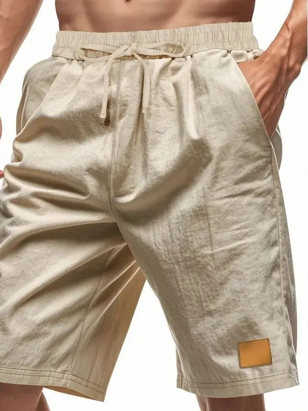 Retro Breathable Loose Shorts for Men Elastic Waist Comfortable Polyester Fiber All Season Casual Wear Pure Color Straight Leg
Retro Breathable Loose Shorts for Men Elastic Waist Comfortable Polyester Fiber All Season Casual Wear Pure Color Straight Leg