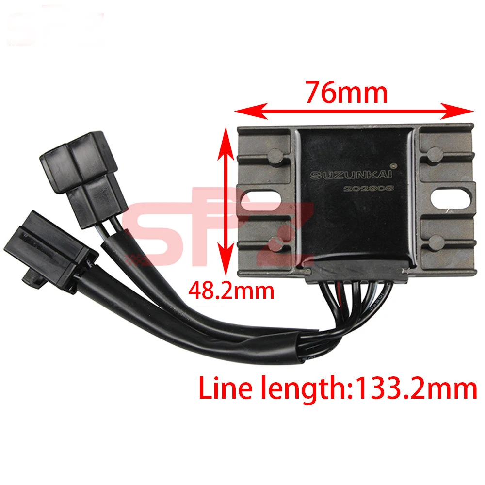 For Suzuki AN125 Universal Motorcycle Accessories Voltage Regulator Rectifier Silicon Rectification Kit Ignition Ignite System
For Suzuki AN125 Universal Motorcycle Accessories Voltage Regulator Rectifier Silicon Rectification Kit Ignition Ignite System