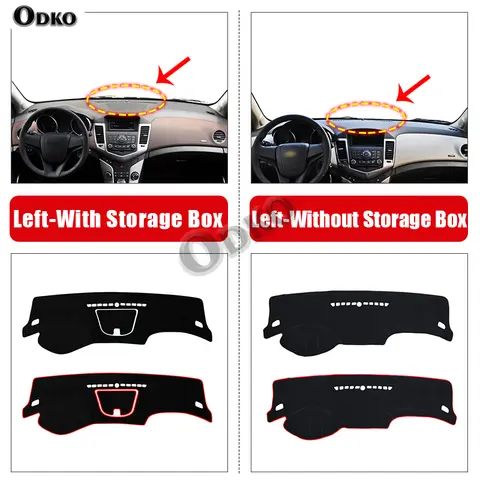 Für Chevrolet Cruze 2009 2010 2011 2012 2013 2014 2015 Auto Dashboard Matte Sonnenschutz Instrument Schreibtisch Nicht-slip Abdeckung Zubehör