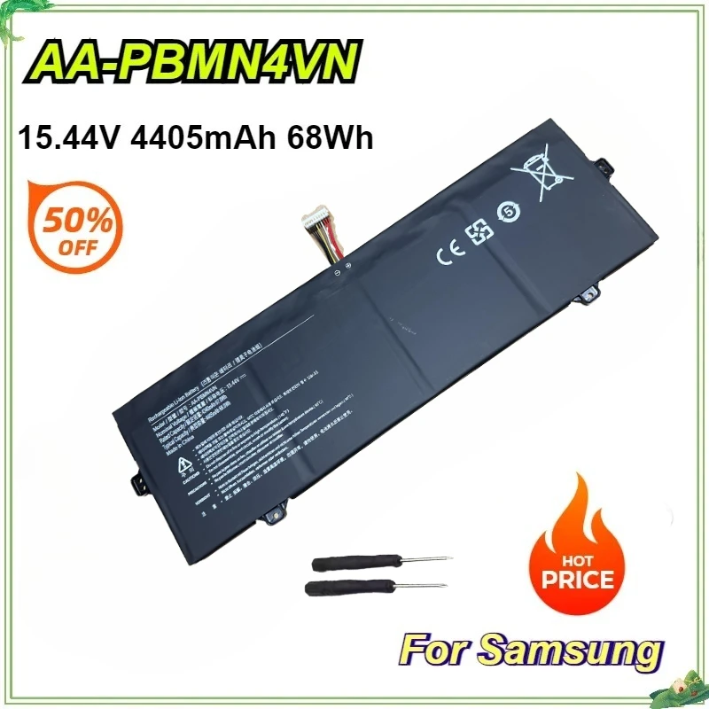 AA-PBMN4VN Laptop Battery for Samsung Galaxy Book PRO 360 NP950QCG NP950QDB NP935XDB BA43-00398 1588-3366 15.44V 68Wh Bateria
AA-PBMN4VN Laptop Battery for Samsung Galaxy Book PRO 360 NP950QCG NP950QDB NP935XDB BA43-00398 1588-3366 15.44V 68Wh Bateria