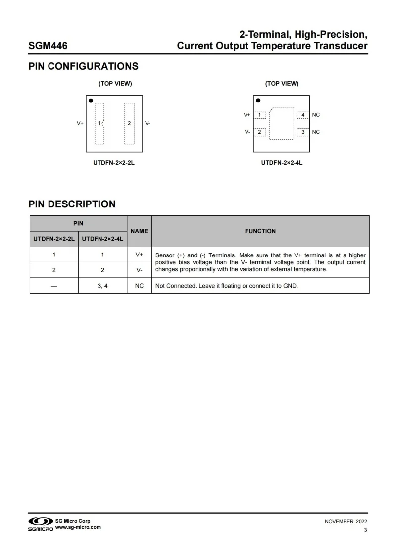 10Pcs/Lot SGM446TUEW2G/TR UTDFN-2,SGM446,Mark:S00X,2-Terminal,High-Precision,Current Output Temperature Sensor,electronics
10Pcs/Lot SGM446TUEW2G/TR UTDFN-2,SGM446,Mark:S00X,2-Terminal,High-Precision,Current Output Temperature Sensor,electronics