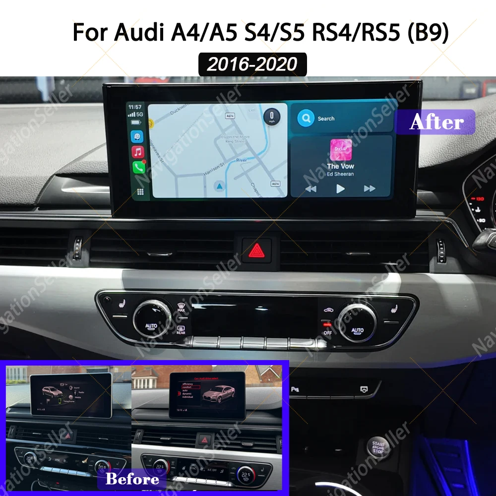 Autoradio Android Auto For Audi A4 A5 S4 S5 RS4 RS5 B9 MIB2 2016-2020 Carplay Stereo Multimedia Navigation Upgrade Head Unit BT
Autoradio Android Auto For Audi A4 A5 S4 S5 RS4 RS5 B9 MIB2 2016-2020 Carplay Stereo Multimedia Navigation Upgrade Head Unit BT