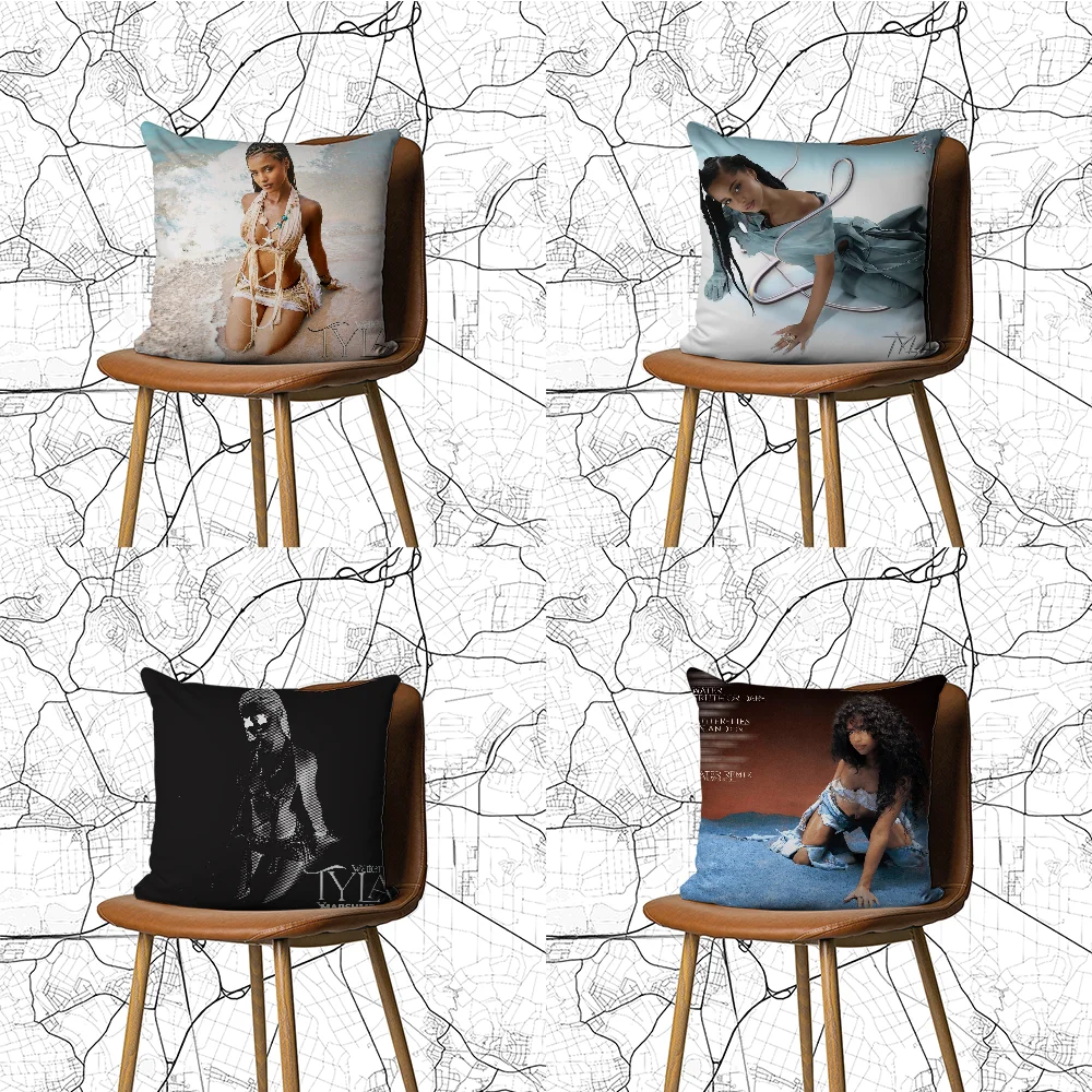 T-Tyla Singer Pillow Case DIY Pillowcase Home Office Decorative Pillowcase Bedroom Sofa Car Cushion Cover 45x45 cm
T-Tyla Singer Pillow Case DIY Pillowcase Home Office Decorative Pillowcase Bedroom Sofa Car Cushion Cover 45x45 cm