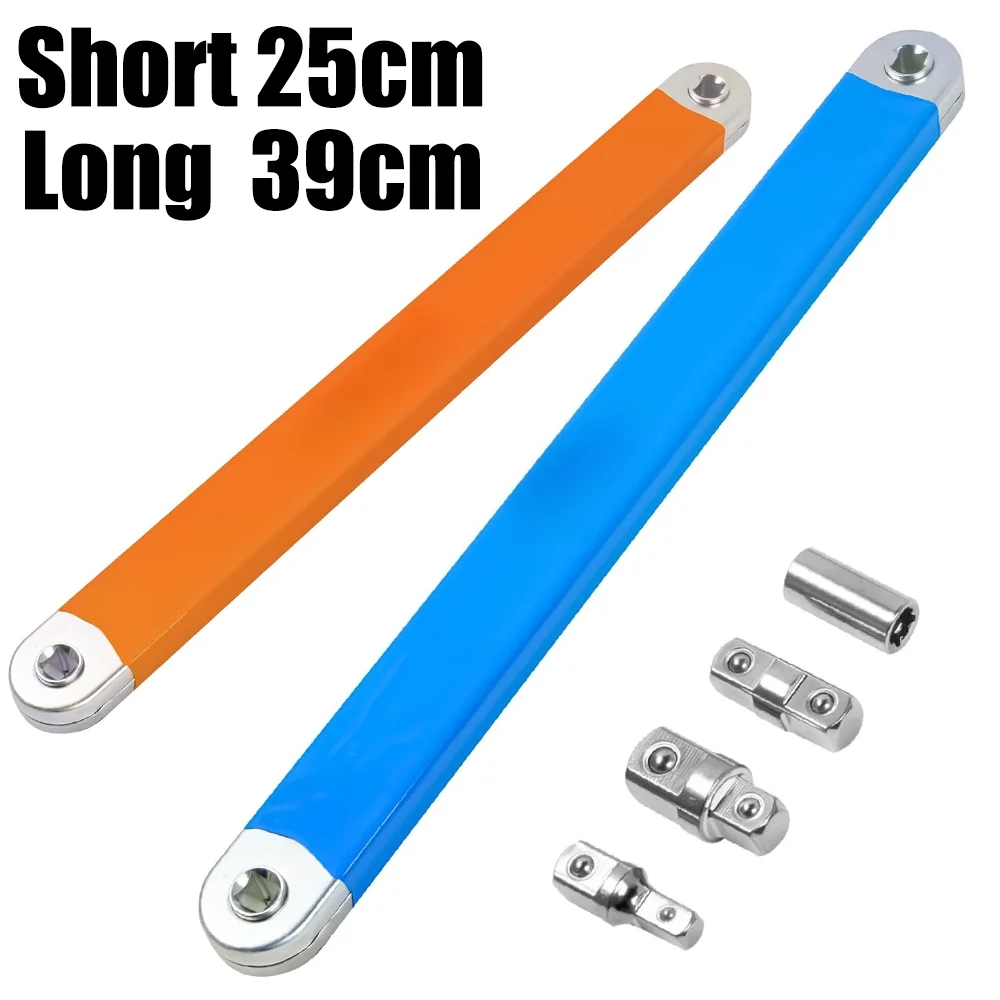 Impact Ready Offset Extension Wrench Tight Reach Extension Wrench Set with 1/2" 1/4" and 3/8" Square Drive Adapters
Impact Ready Offset Extension Wrench Tight Reach Extension Wrench Set with 1/2" 1/4" and 3/8" Square Drive Adapters