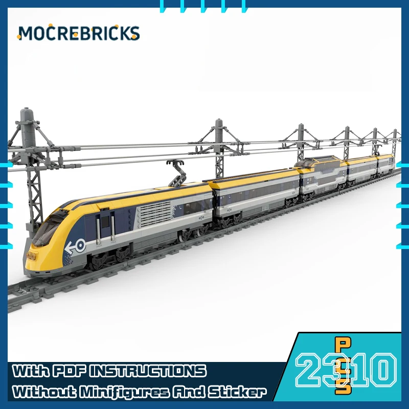 MOC City Railway 60197 MOD - Passenger Train Set Train Model DIY Building Block Assembly Technology Bricks Toys For Child Gifts
MOC City Railway 60197 MOD - Passenger Train Set Train Model DIY Building Block Assembly Technology Bricks Toys For Child Gifts