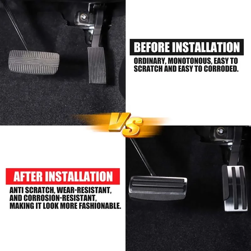 For NISSAN Frontier 2022 2023 2024 Stainless steel Car Interior Accelerator Brake Pedal Cover Anti-slip modification accessories
For NISSAN Frontier 2022 2023 2024 Stainless steel Car Interior Accelerator Brake Pedal Cover Anti-slip modification accessories