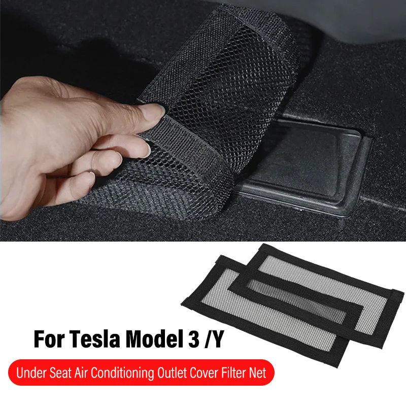 2Pcs Air Outlet Cover For Tesla Model 3 Y Under Seat Anti-Blocking Dust Protective Net Car Styling Interior Accessories
2Pcs Air Outlet Cover For Tesla Model 3 Y Under Seat Anti-Blocking Dust Protective Net Car Styling Interior Accessories