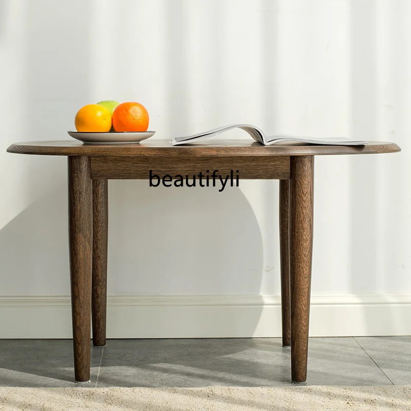 HJ Side Table Japanese Style Simple Small Coffee Table Pure Oak round Tea Table Small Apartment Coffee Table
HJ Side Table Japanese Style Simple Small Coffee Table Pure Oak round Tea Table Small Apartment Coffee Table