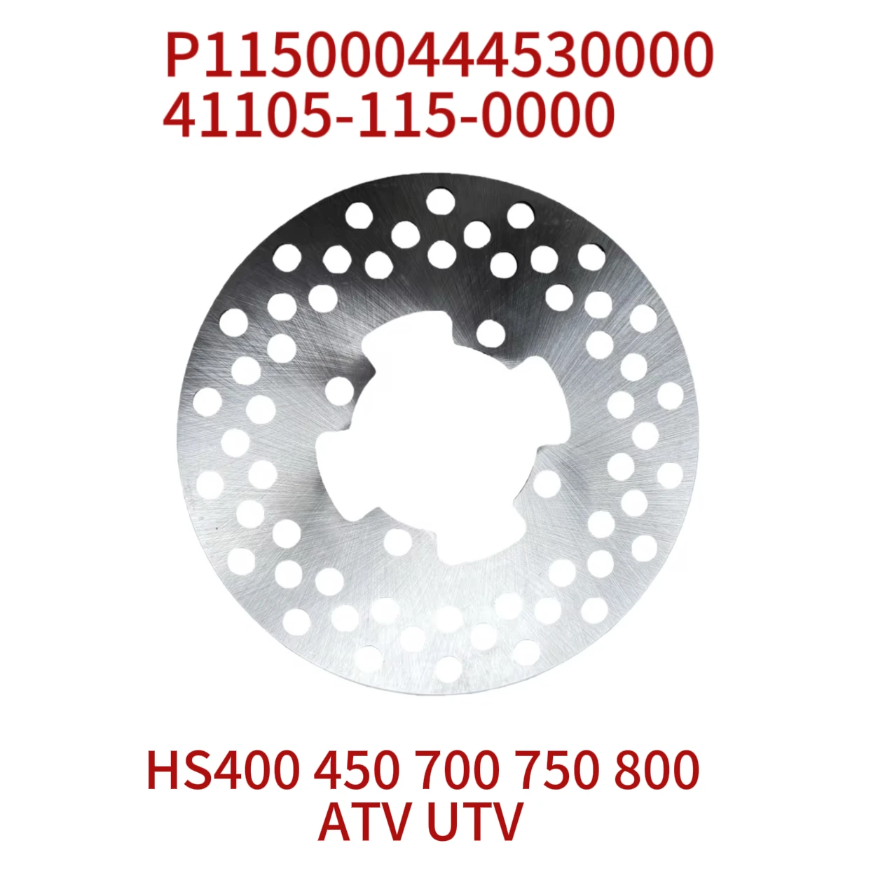 ATV UTV Front Brake Disc Fit for Hisun-style 400cc 450cc 700cc 800cc Off-Road Vehicles OEM P115000444530000 41105-115-0000
ATV UTV Front Brake Disc Fit for Hisun-style 400cc 450cc 700cc 800cc Off-Road Vehicles OEM P115000444530000 41105-115-0000