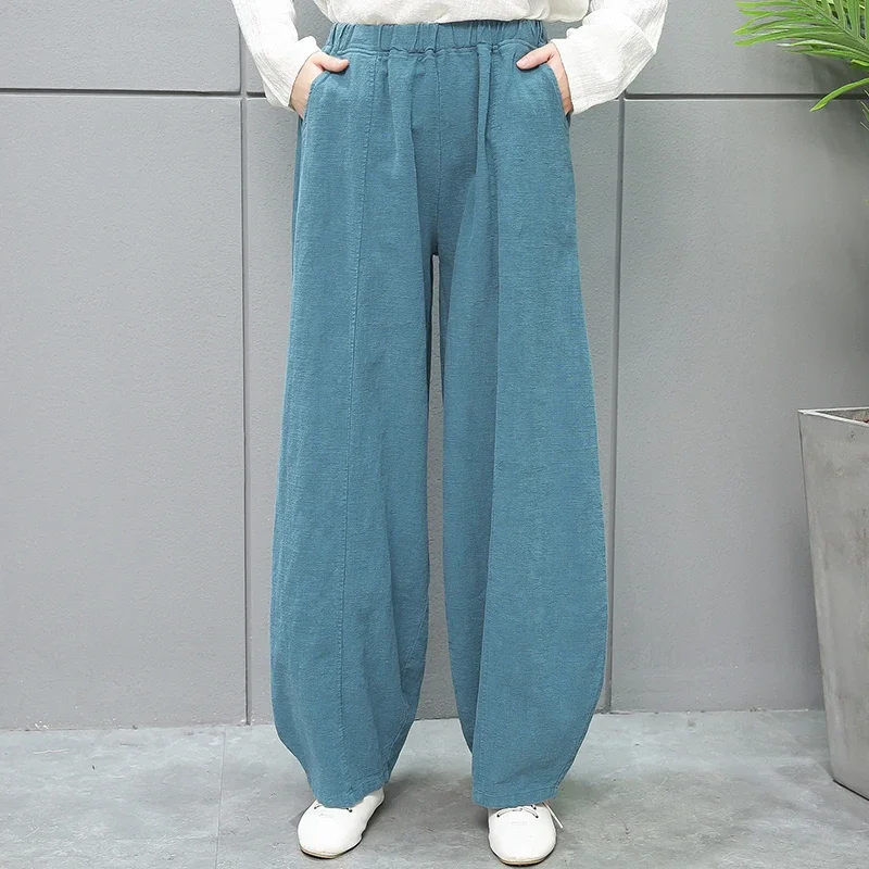 Pop Casual Sweatpants Cargo Vntage Clothes Cotton Linen Yoga High Waist Pants For Women Baggy Trousers Wide Leg Large Size Sl
Pop Casual Sweatpants Cargo Vntage Clothes Cotton Linen Yoga High Waist Pants For Women Baggy Trousers Wide Leg Large Size Sl