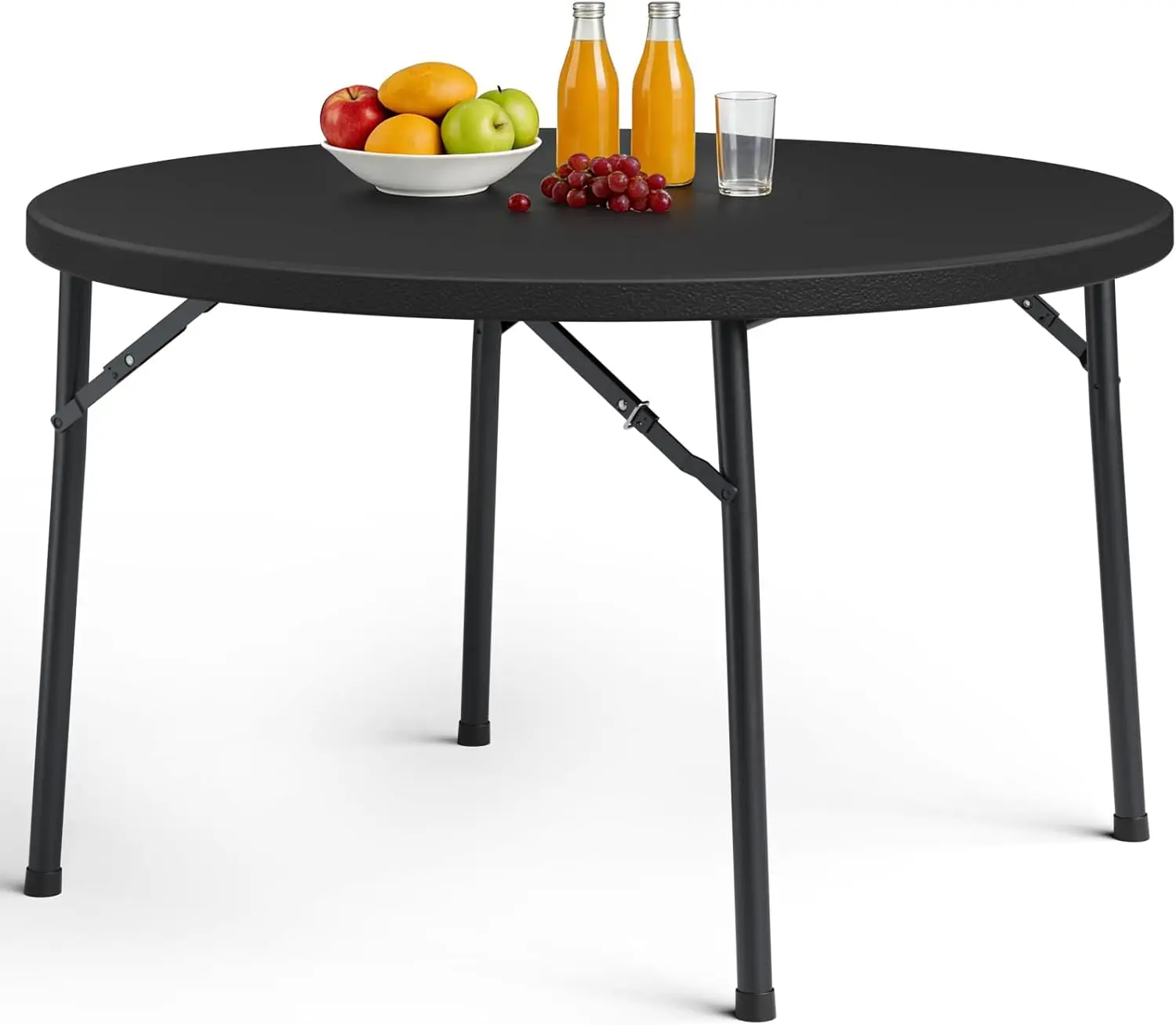48 Inch Folding Round Table Heavy Duty Plastic Table Foldable Steel Legs Portable Banquet Table For Party Events Office Indoor O
48 Inch Folding Round Table Heavy Duty Plastic Table Foldable Steel Legs Portable Banquet Table For Party Events Office Indoor O