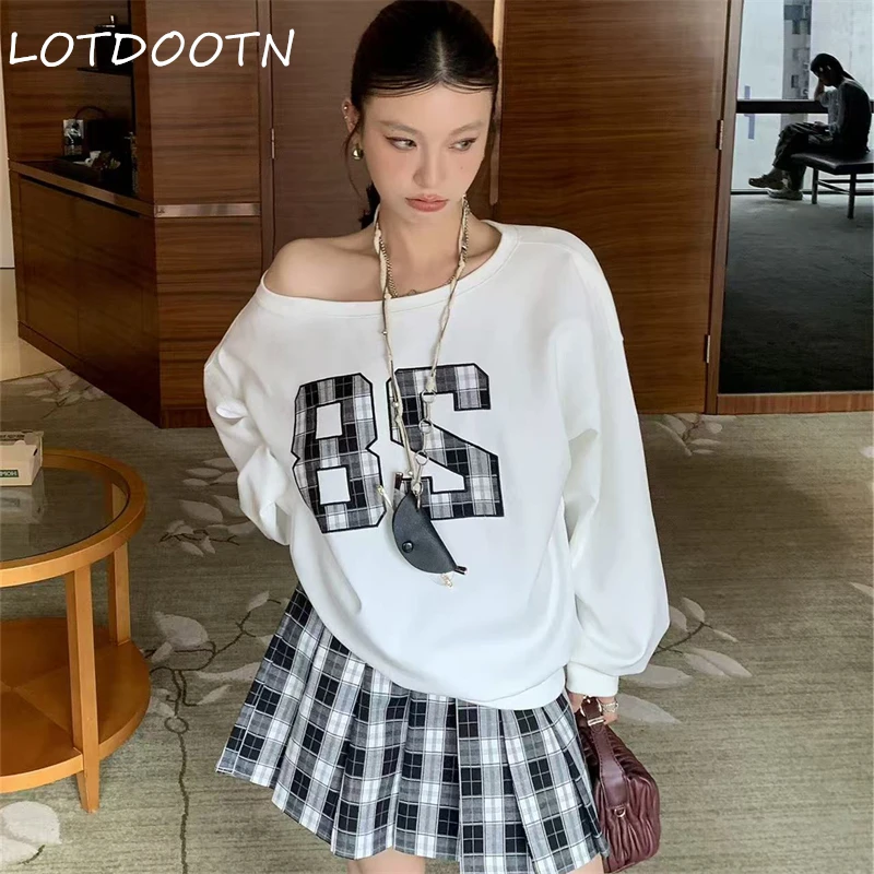 LOTDOOTN 2000s Streetwear Casual Off Shoulder Y2k Hoodie Solid Loose Long Sleeve Harajuku Autumn Tops Chic Women's Sweatshirts
LOTDOOTN 2000s Streetwear Casual Off Shoulder Y2k Hoodie Solid Loose Long Sleeve Harajuku Autumn Tops Chic Women's Sweatshirts