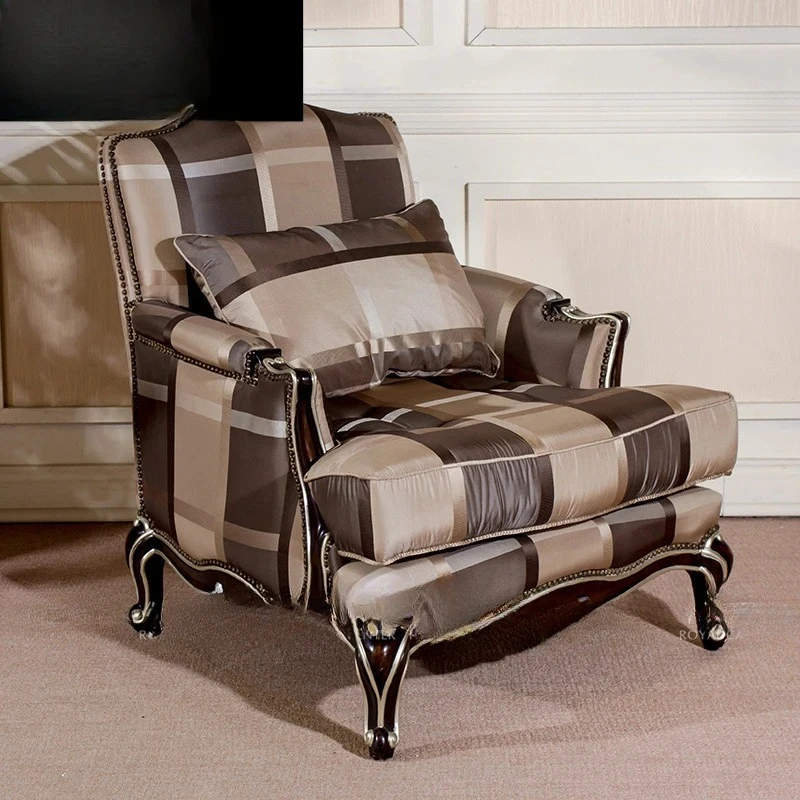 Light luxury post-modern neoclassical living room fabric sofa single leisure chair creative designer
Light luxury post-modern neoclassical living room fabric sofa single leisure chair creative designer