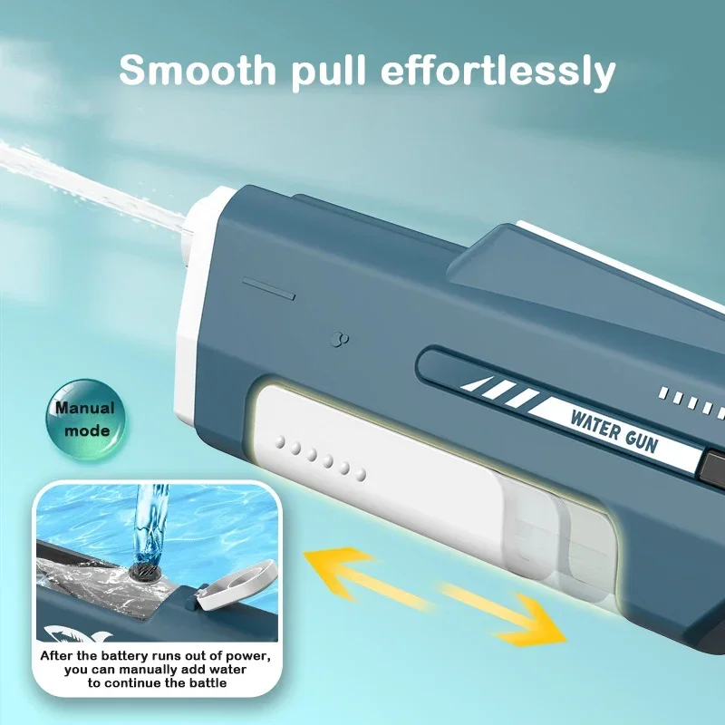 24.4in Powerful Electric Water Gun Toy 1000ML Automatic High Pressure Water Pistol Play Summer Outdoor Pool Toy for Boys Adults 
24.4in Powerful Electric Water Gun Toy 1000ML Automatic High Pressure Water Pistol Play Summer Outdoor Pool Toy for Boys Adults