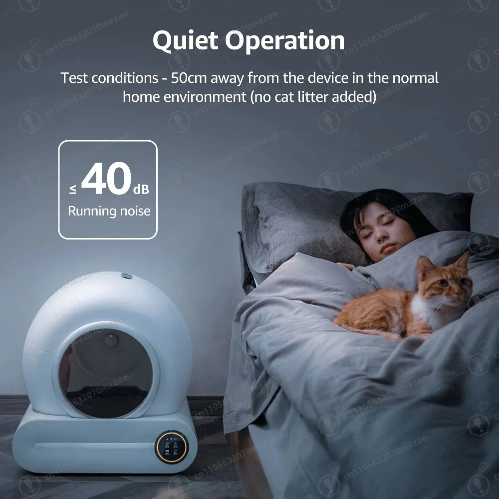 65L Large Capacity Smart Self-Cleaning Litter Box | APP Control | Suitable for Multiple Cats Home Use
65L Large Capacity Smart Self-Cleaning Litter Box | APP Control | Suitable for Multiple Cats Home Use
