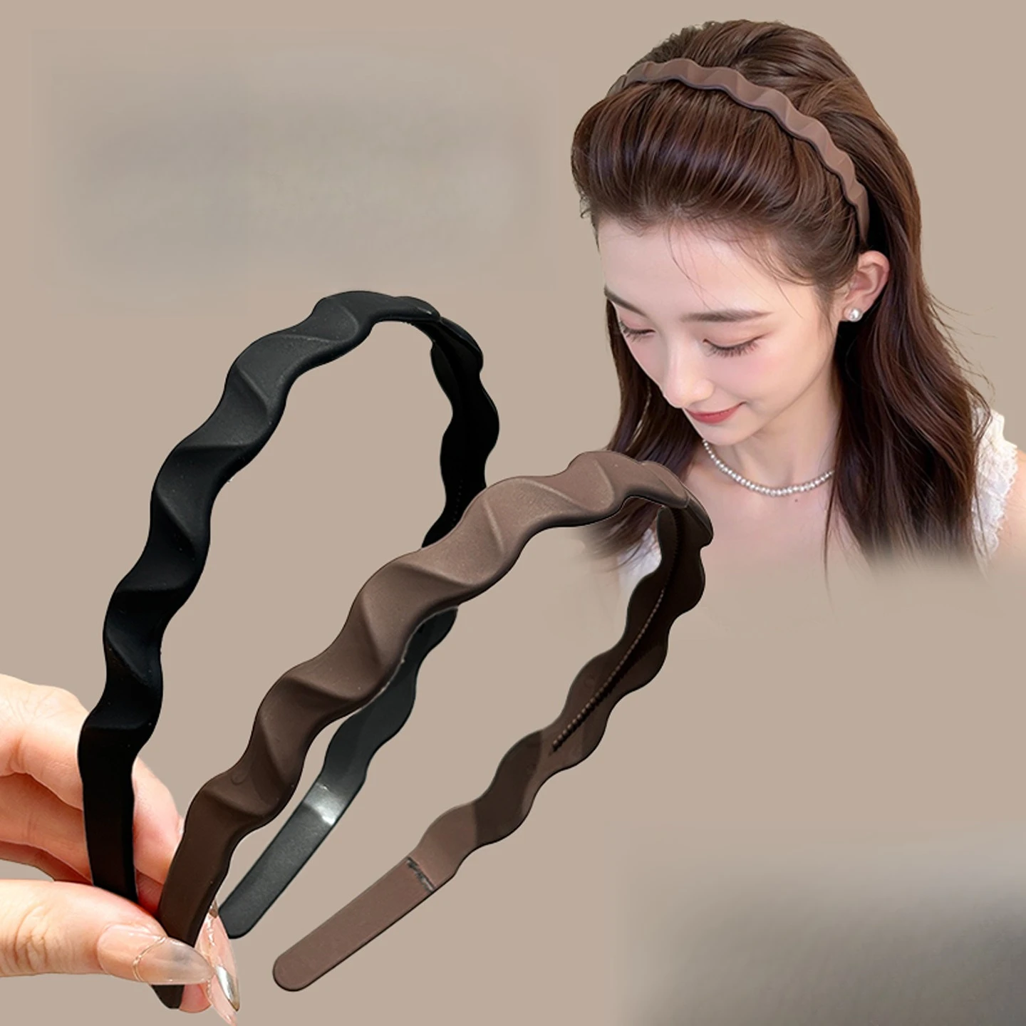 Face washing headbands, women's toothed non-slip headbands, daily broken hair, hair bundles, hair cards, headwear
Face washing headbands, women's toothed non-slip headbands, daily broken hair, hair bundles, hair cards, headwear